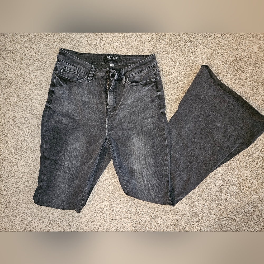 Judy Blue Black Super Flares